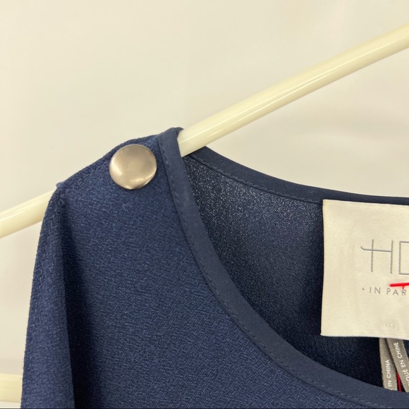 HD in Paris Navy Blue Maxi Dress Small - Picture 3 of 12